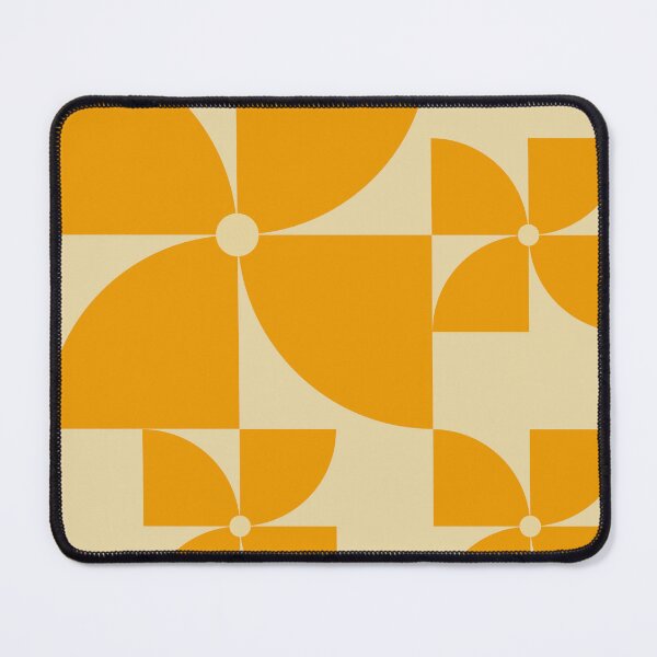 Item preview, Mid Century yellow floral Design E9  designed and sold by StefanStudioArt.