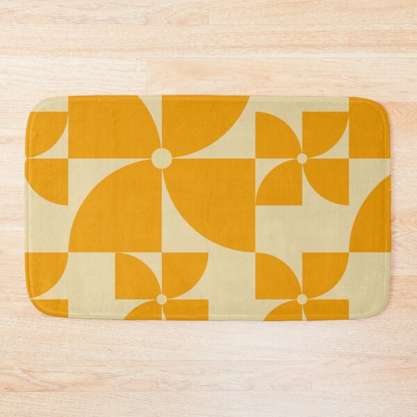 Item preview, Mid Century yellow floral Design E9  designed and sold by StefanStudioArt.