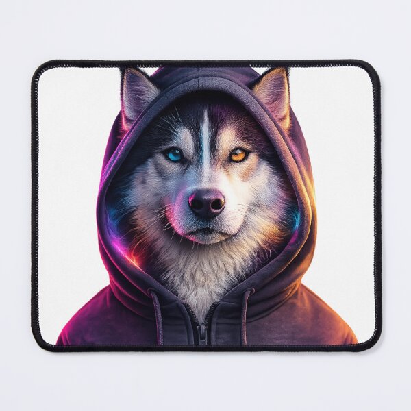 Item preview, Soul gaze: Neon dog in the shadow of the hood designed and sold by No-No-Name.