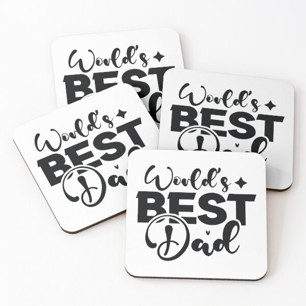 Item preview, Worlds Best Dad - Funny Dad Quotes Retro Vintage Aesthetic Proud Papa Number One Father Family Gift designed and sold by FuzionRaptor.