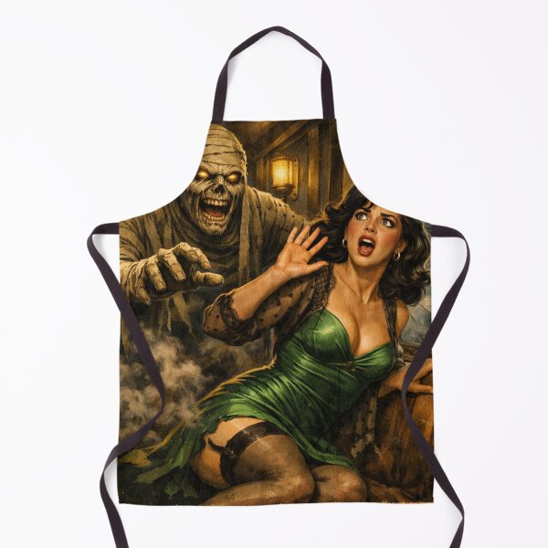 Item preview, Mummy Terror on the Night Train - Vintage Pulp Movie Poster designed and sold by JonelleTshirts.