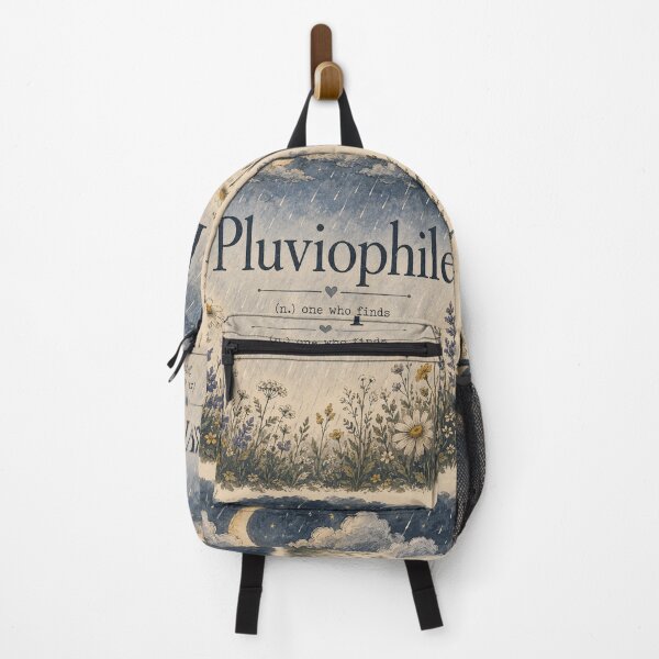 Item preview, Pluviophile Botanical Illustration, One Who Finds Joy in the Rain, Vintage Wildflower Art, Rain Lover Gift, Cottagecore Nature Design designed and sold by TulipsArtDesigns .