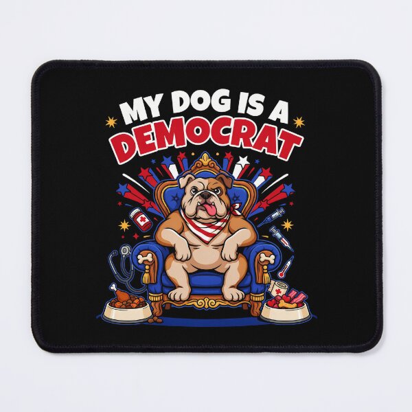 Item preview, My Dog is a Democrat Funny Dog Meme for Pet Parents and Humor Lovers designed and sold by Redgiant87x.