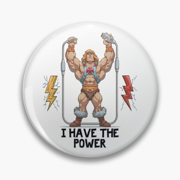 Item preview, I Have The Power! Mighty Cartoon Warrior Pop Art Funny Fantasy Hero Design designed and sold by Ignorant-Artist.