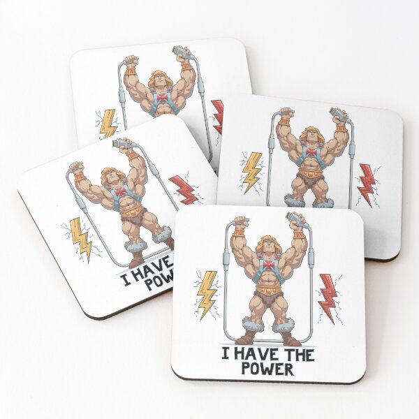 Item preview, I Have The Power! Mighty Cartoon Warrior Pop Art Funny Fantasy Hero Design designed and sold by Ignorant-Artist.