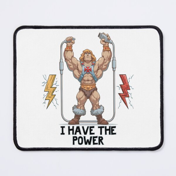 Item preview, I Have The Power! Mighty Cartoon Warrior Pop Art Funny Fantasy Hero Design designed and sold by Ignorant-Artist.