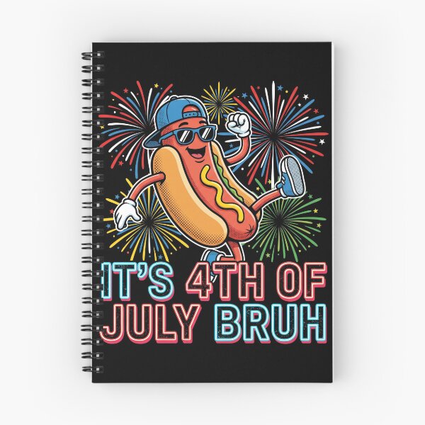 Item preview, It's 4th Of July Bruh Funny Hot Dog Shirt designed and sold by TeNovaStudio.