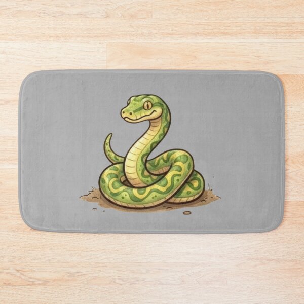 Item preview, Cute Green Snake Illustration for Reptile Lovers designed and sold by Theproxmrt.