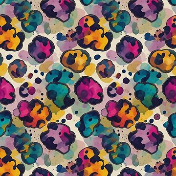 Artwork thumbnail, Colorful Leopard Print Pattern by Pioneer Spirit Market