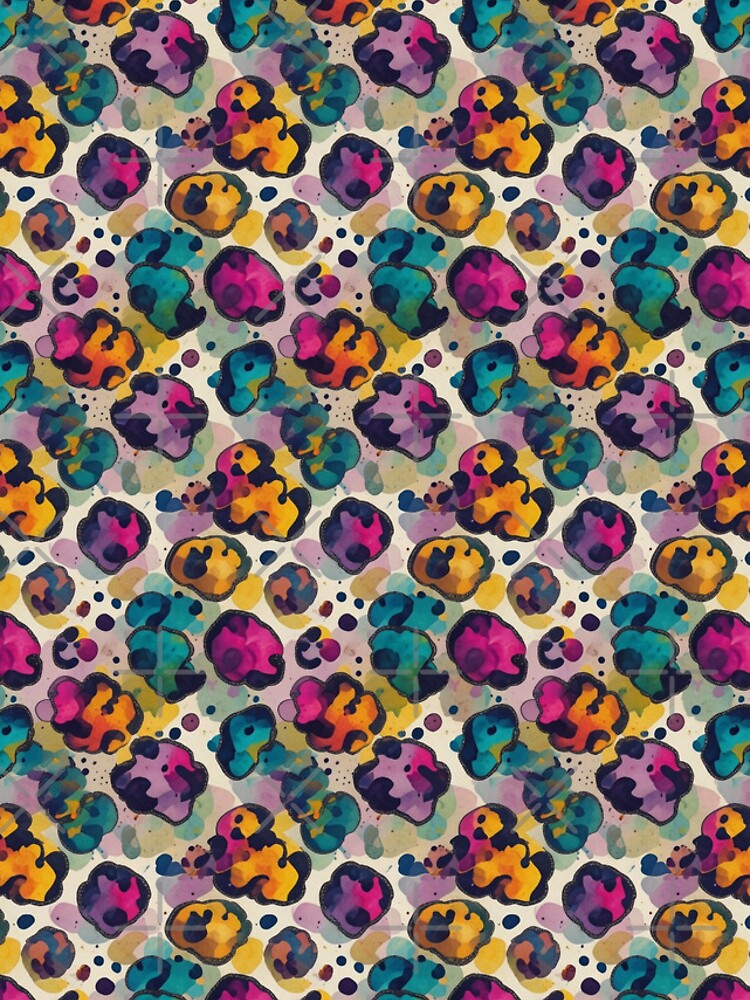 Thumbnail 4 of 4, iPhone Case, Colorful Leopard Print Pattern designed and sold by Cattytude.