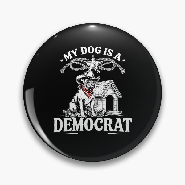 Item preview, My Dog is a Democrat Satirical Dog Humor designed and sold by Redgiant87x.