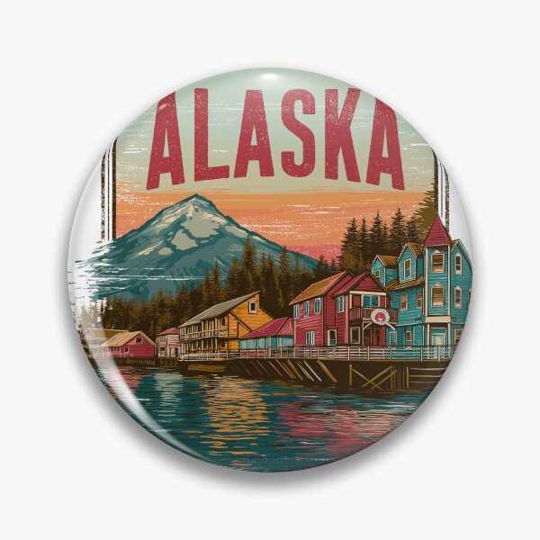 Item preview, Alaska USA Logo Design #25 designed and sold by GoldenAurora91.