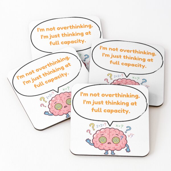 Item preview, Anime Brain — I'm Not Overthinking. I'm Just Thinking at Full Capacity. designed and sold by deepthinkanime.