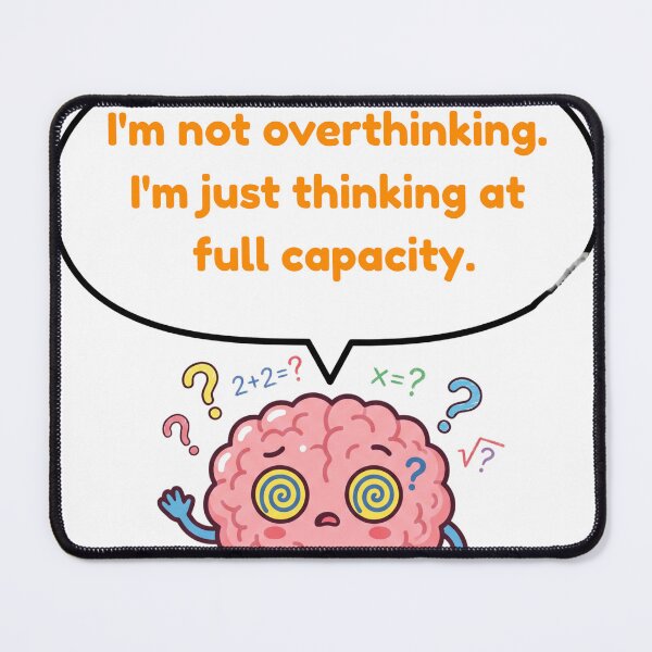 Item preview, Anime Brain — I'm Not Overthinking. I'm Just Thinking at Full Capacity. designed and sold by deepthinkanime.