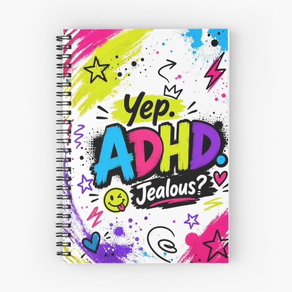 Item preview, Yep. ADHD. Jealous? | Funny ADHD Quote | Neurodivergent Sticker & Gift designed and sold by CollectionsJEm.