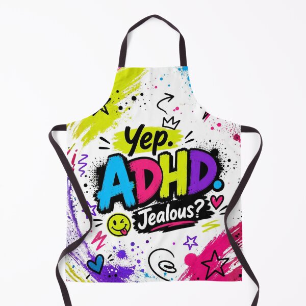 Item preview, Yep. ADHD. Jealous? | Funny ADHD Quote | Neurodivergent Sticker & Gift designed and sold by CollectionsJEm.