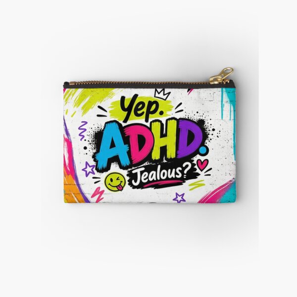 Item preview, Yep. ADHD. Jealous? | Funny ADHD Quote | Neurodivergent Sticker & Gift designed and sold by CollectionsJEm.