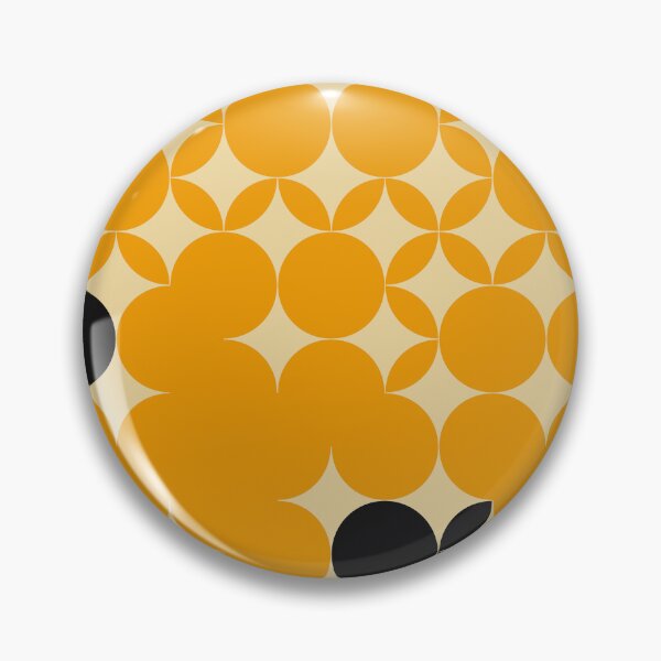 Item preview, Beige Seventies pattern with black fruits in a yellow background  designed and sold by StefanStudioArt.
