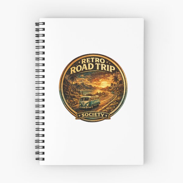 Item preview, Retro Road Trip Society designed and sold by PeterPunkt.