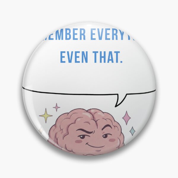 Item preview, Anime Brain — I Remember Everything. Even That. designed and sold by deepthinkanime.