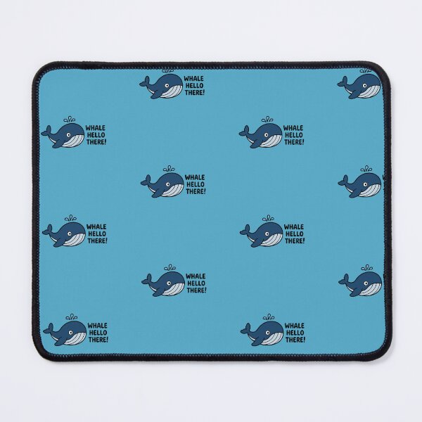 Item preview, Whale Hello There - Cute Whale Pun designed and sold by cladeart.