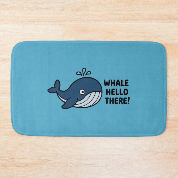 Item preview, Whale Hello There - Cute Whale Pun designed and sold by cladeart.