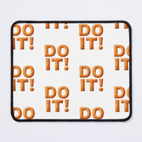 Item preview, Do It Prezel Bagel Bread Motivation Typography designed and sold by Inka Moon Design.