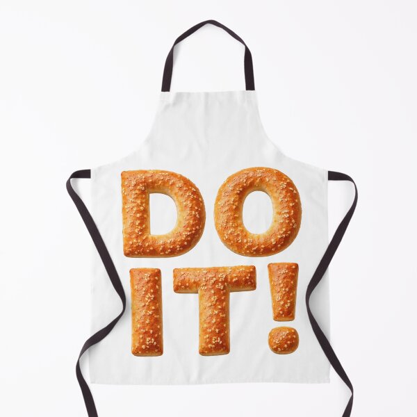 Item preview, Do It Prezel Bagel Bread Motivation Typography designed and sold by Inka Moon Design.