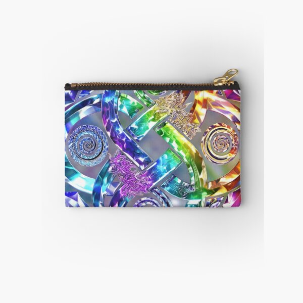 Item preview, Intricate Quantum Floral Mandala Seamless Pattern designed and sold by IntelliMindDesigns.