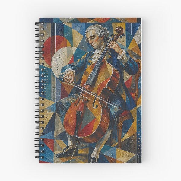 Item preview, Italian cellist and composer Luigi Boccherini painting. designed and sold by GalleryKauffeld.