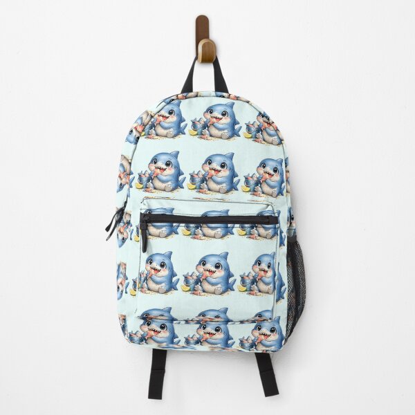 Item preview, Cute Baby Shark Eating designed and sold by LumatoneStudio.