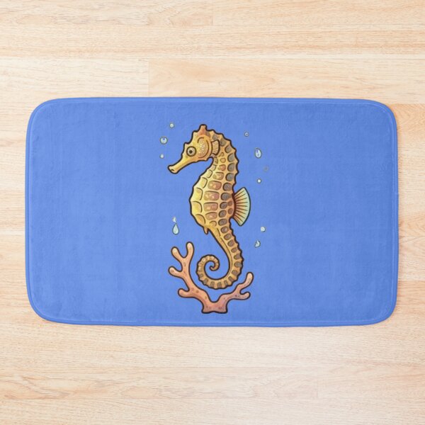 Item preview, Cute Seahorse Illustration with Ocean Theme designed and sold by Theproxmrt.