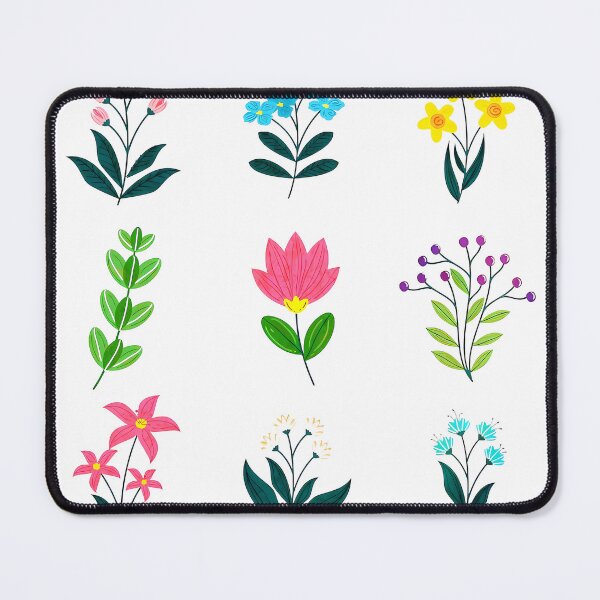 Item preview, pastel florals minimalistic art designed and sold by Mudikeys.