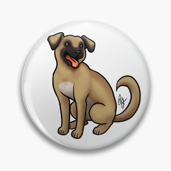 Item preview, Dog - Black Mouth Cur - Tan designed and sold by Jennifer Stolzer.
