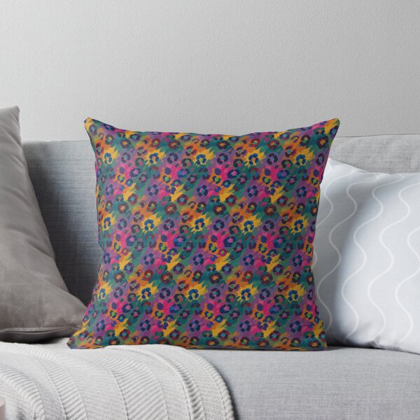 Item preview, Psychedelic Multicolor Leopard Print Pattern designed and sold by Pioneer Spirit Market.