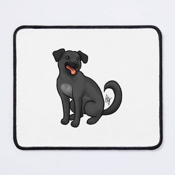 Item preview, Dog - Black Mouth Cur - Black designed and sold by Jennifer Stolzer.