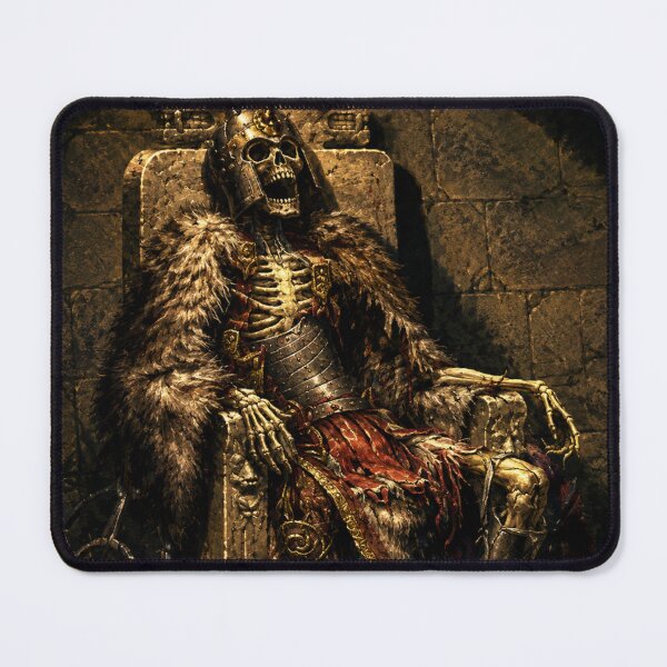 Item preview, The Forgotten Skeleton King – Dark Fantasy Undead Monarch | Neo Frazetta Style designed and sold by ITSimagination.