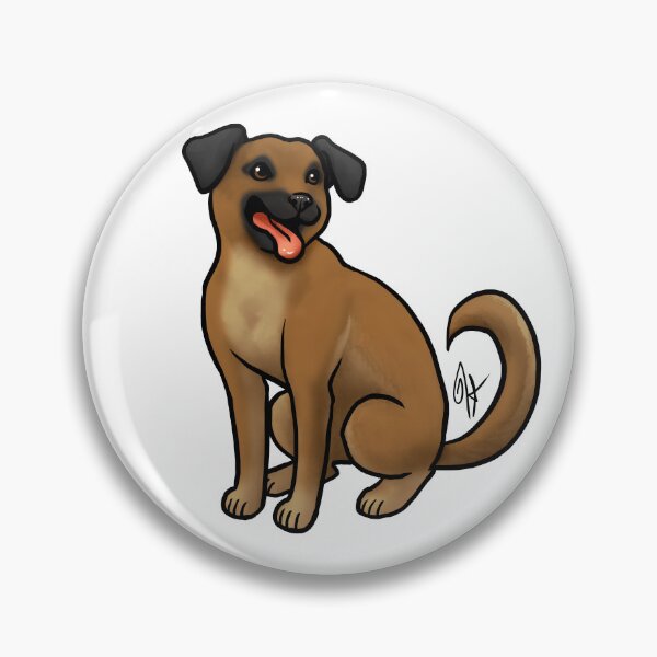 Item preview, Dog - Black Mouth Cur - Brown designed and sold by Jennifer Stolzer.