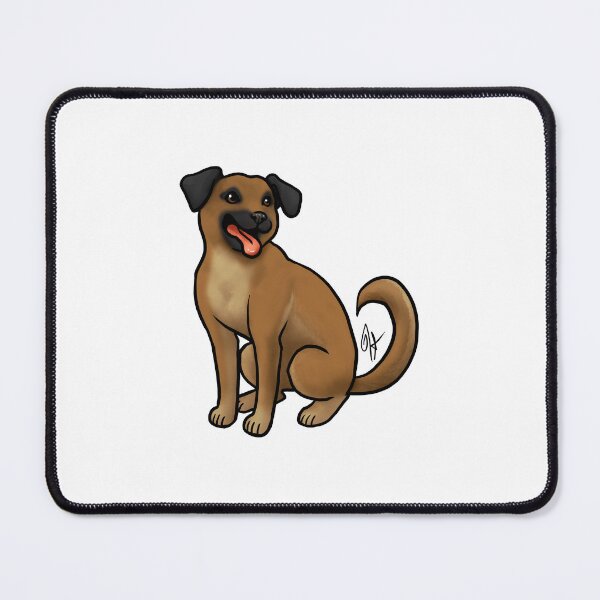 Item preview, Dog - Black Mouth Cur - Brown designed and sold by Jennifer Stolzer.