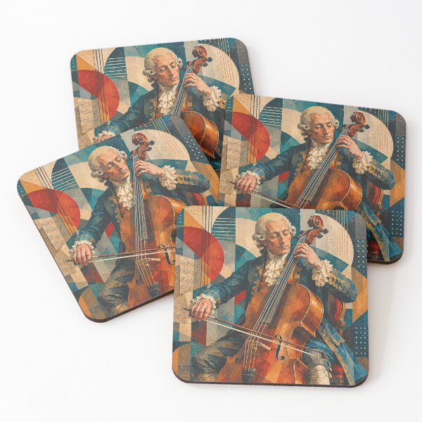 Item preview, Luigi Boccherini, Italian cellist and composer painting. designed and sold by GalleryKauffeld.