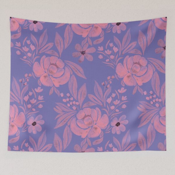 Item preview, Lavender Peony Modern Romantic Floral Pattern designed and sold by AneissPiaf.