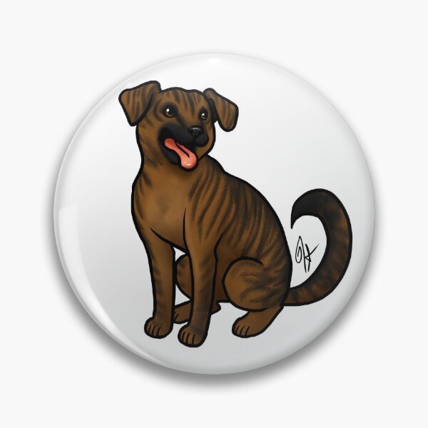 Item preview, Dog - Black Mouth Cur - Brindle designed and sold by Jennifer Stolzer.