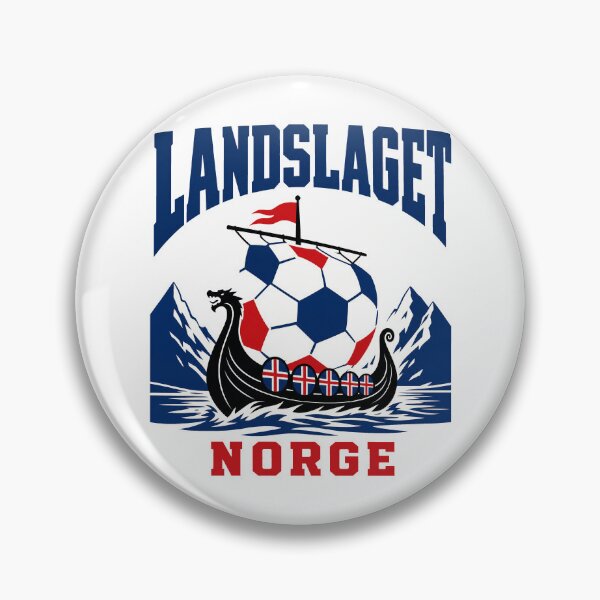 Item preview, Landslaget Norge with Viking ship designed and sold by pirminio.