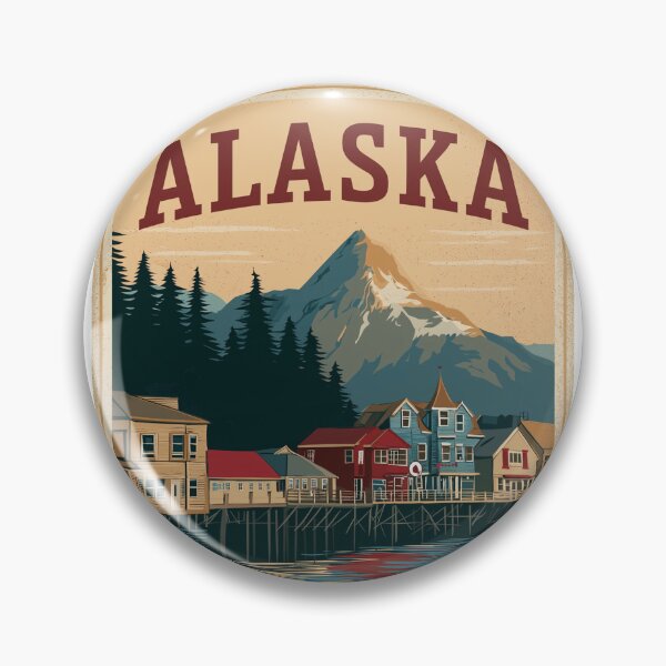 Item preview, Alaska USA Logo Design #27 designed and sold by GoldenAurora91.