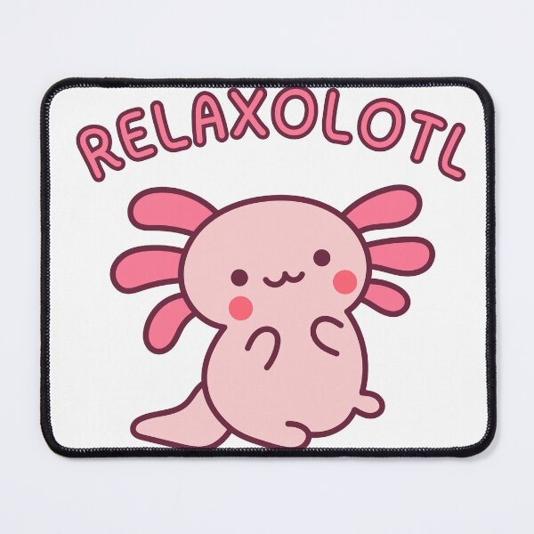 Item preview, Relaxolotl Axolotl designed and sold by AESTHETISCAPES.