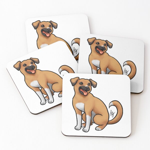 Item preview, Dog - Black Mouth Cur - Red designed and sold by Jennifer Stolzer.