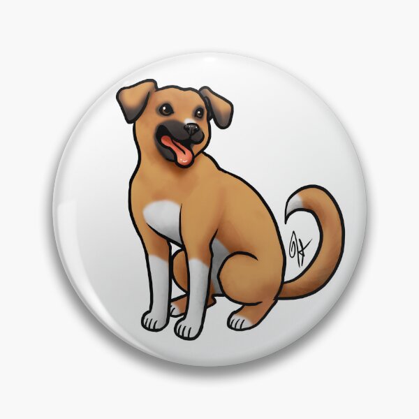 Item preview, Dog - Black Mouth Cur - Red designed and sold by Jennifer Stolzer.
