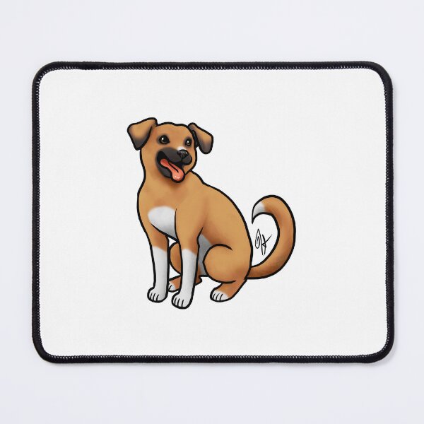 Item preview, Dog - Black Mouth Cur - Red designed and sold by Jennifer Stolzer.