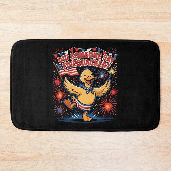 Item preview, Did Someone Say Firequacker Cute Duck Fireworks American Flag designed and sold by Redgiant87x.