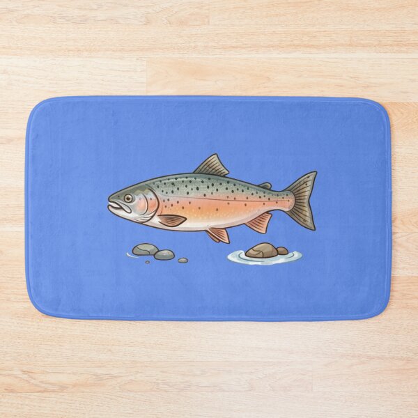Item preview, Cute Salmon Fish Illustration for Nature and Fishing Lovers designed and sold by Theproxmrt.